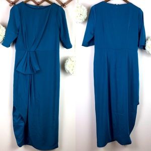 Kay Unger Blue Dress